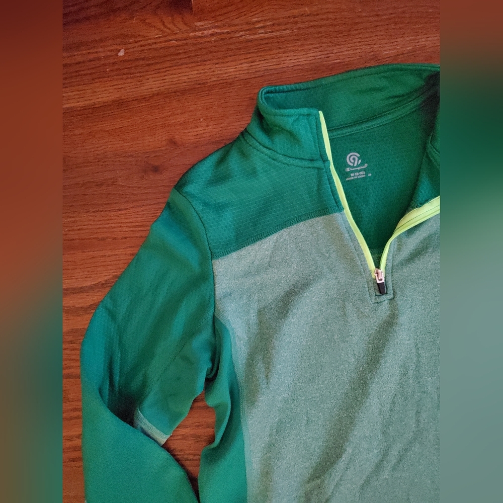 C9 by Champion Boys Medium 8/10 green long-sleeved athletic shirt - Picture 5 of 7